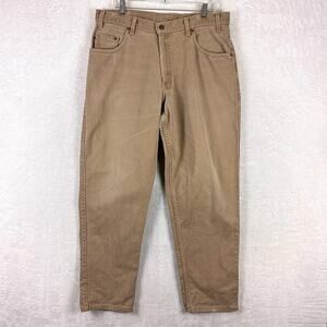 VTG Levis 545 Jeans Men 36x31 (35x31) Brown Orange Tab Loose Baggy Skate 90s USA